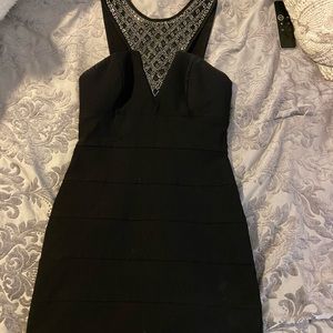 Black, sparkle party dress